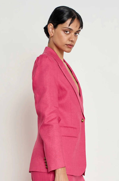 Zoe Kratzmann - crest jacket in rhubarb