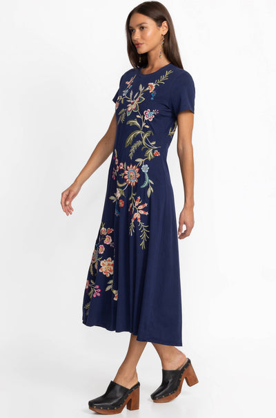 Johnny Was - Crew Neck Swing Dress - Julianna