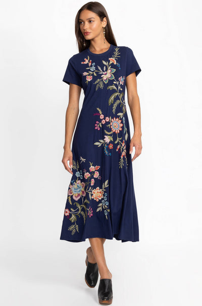 Johnny Was - Crew Neck Swing Dress - Julianna