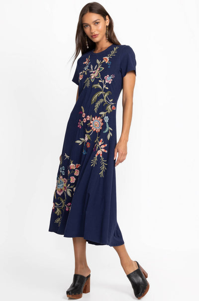 Johnny Was - Crew Neck Swing Dress - Julianna