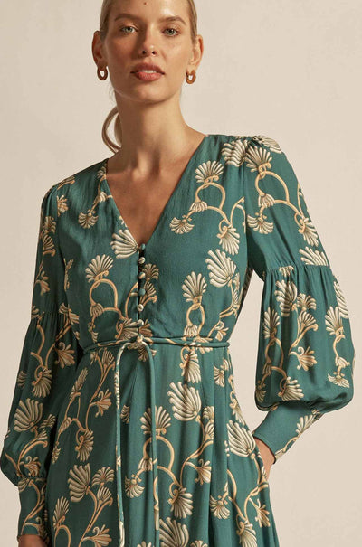 Zoe Kratzmann - drift dress in grove nouveau
