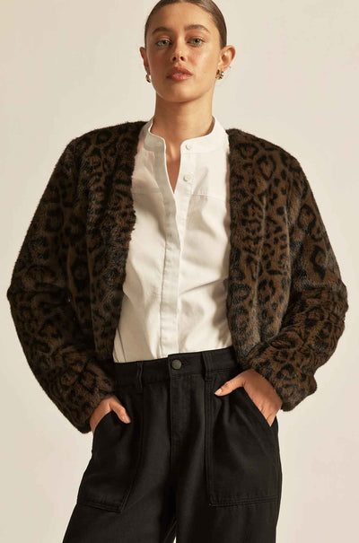 Zoe Kratzmann - dune jacket in ocelot