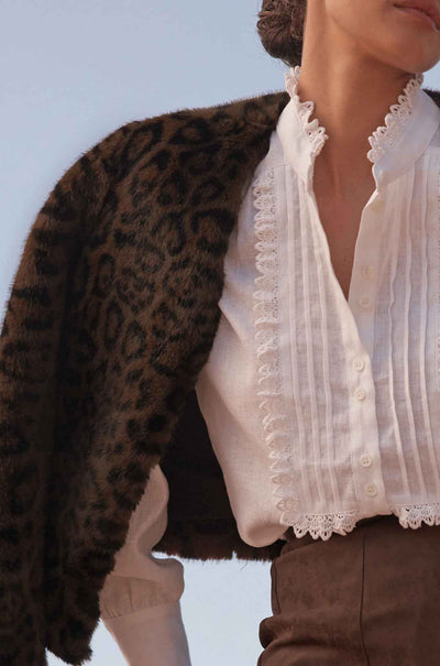 Zoe Kratzmann - dune jacket in ocelot