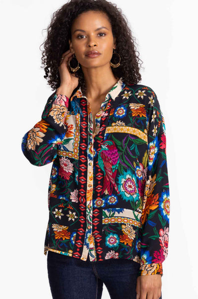 Johnny Was - The Oversized Audrey Shirt in Eirene