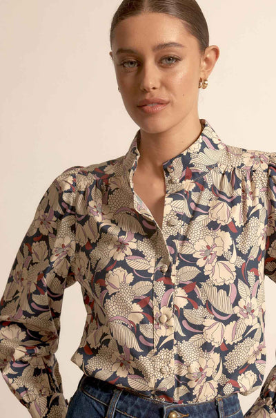 Zoe Kratzmann - fete top in berry garden