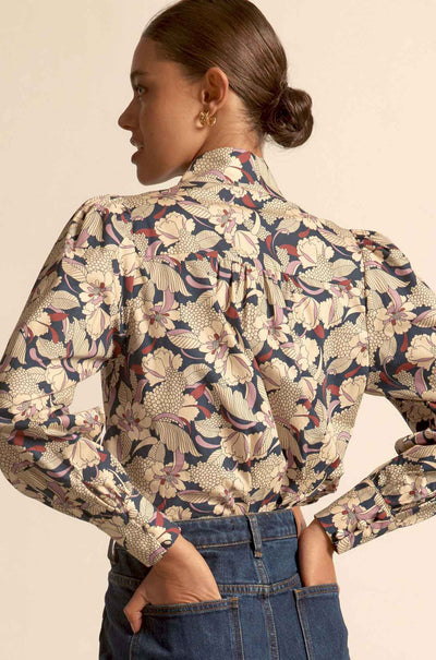 Zoe Kratzmann - fete top in berry garden