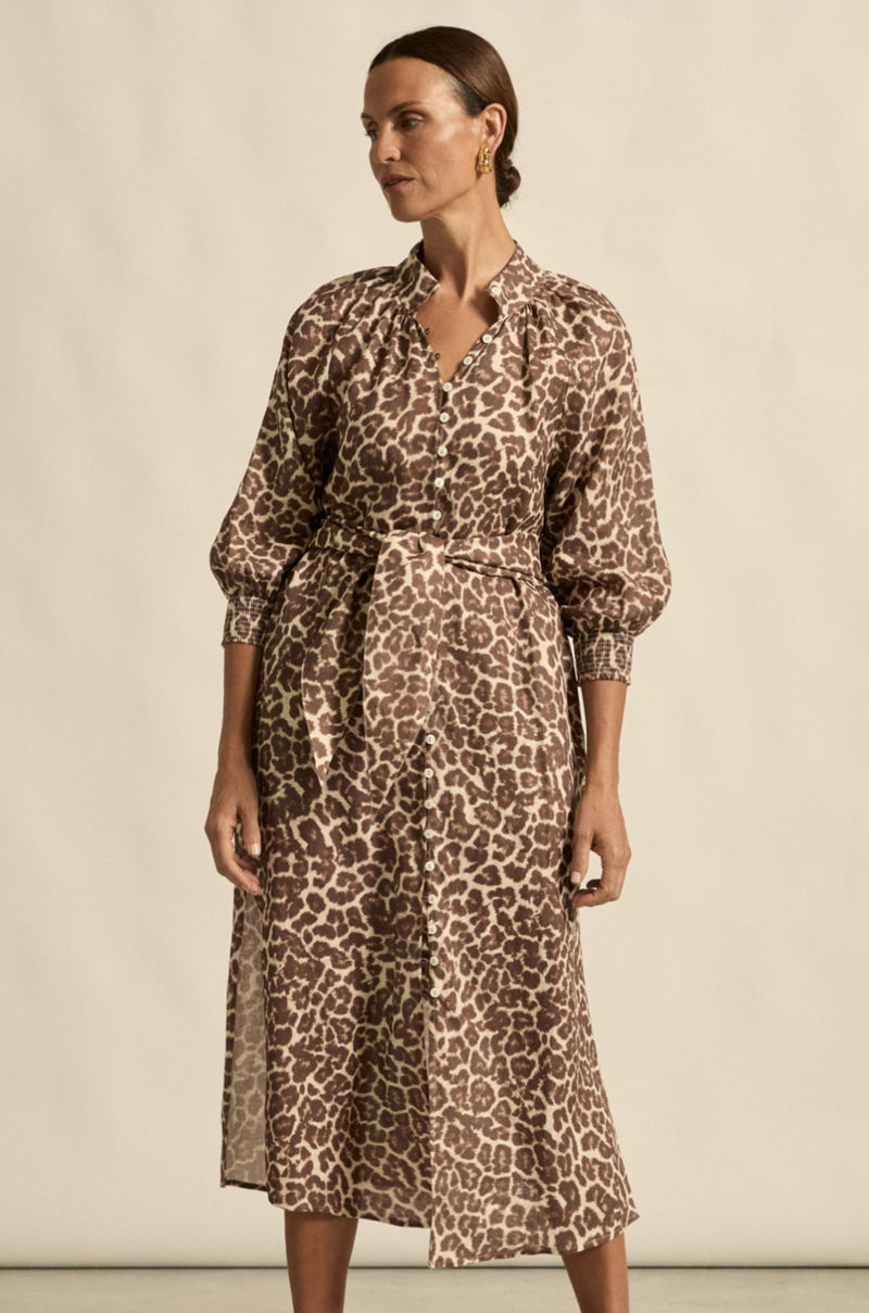 zoe kratzmann - flourish dress in ocelot