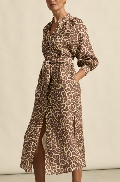 zoe kratzmann - flourish dress in ocelot