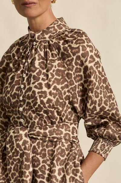 zoe kratzmann - flourish dress in ocelot