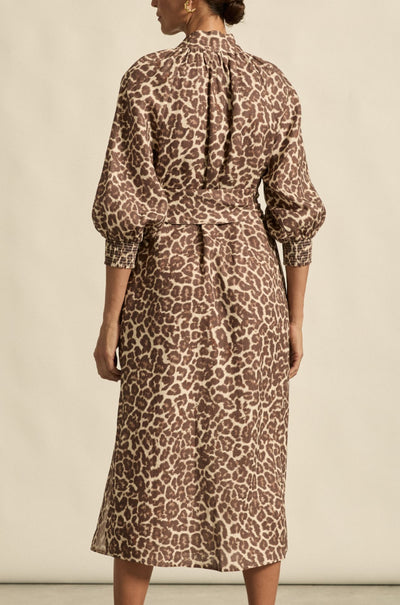 zoe kratzmann - flourish dress in ocelot