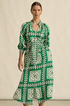 zoe kratzmann - flourish dress in parrot scarf