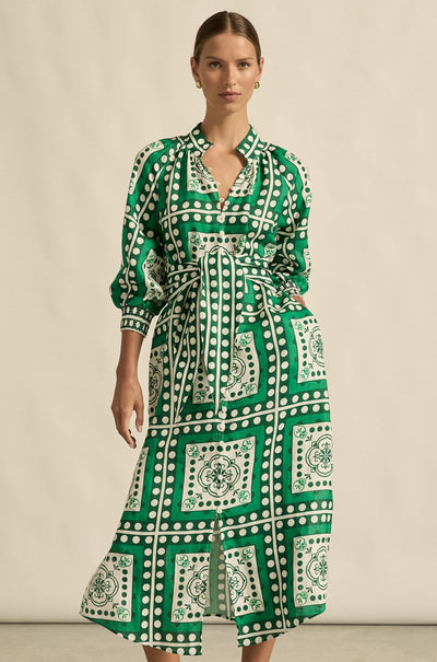 zoe kratzmann - flourish dress in parrot scarf