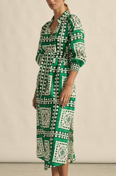 zoe kratzmann - flourish dress in parrot scarf