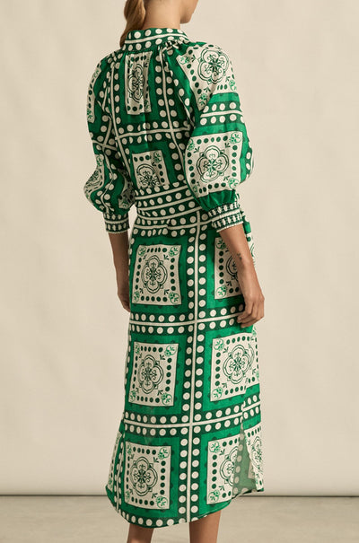 zoe kratzmann - flourish dress in parrot scarf