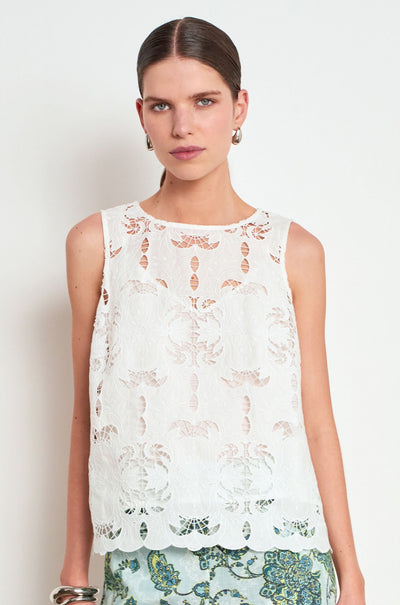 Zoe Kratzmann - garner top in alabaster