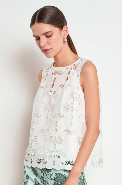 Zoe Kratzmann - garner top in alabaster