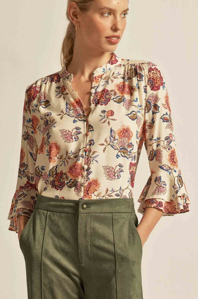 Zoe Kratzmann - gaze top in heirloom bloom