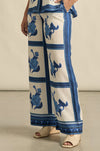 zoe kratzmann - gesture pant in azure collage
