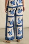 zoe kratzmann - gesture pant in azure collage
