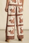 zoe kratzmann - gesture pant in coffee collage