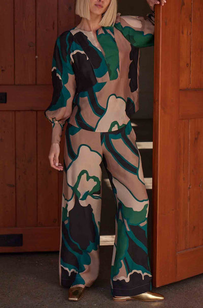 zoe kratzmann - gesture pant in organic botanic