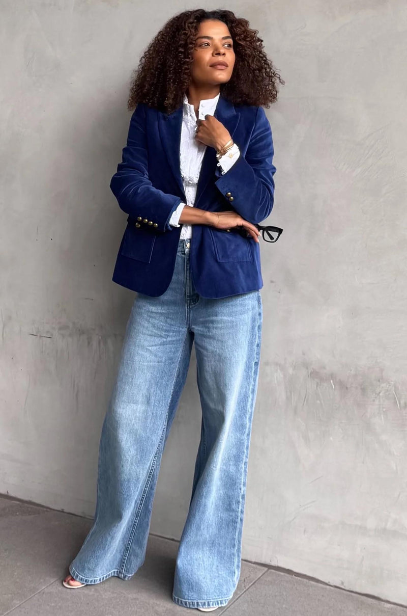 Zoe Kratzmann - glace jacket in sapphire