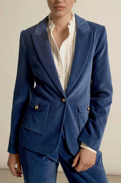 Zoe Kratzmann - glace jacket in sapphire