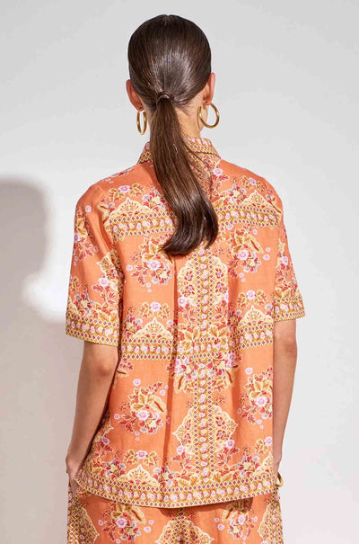 Zoe Kratzmann - glare top in marigold glow