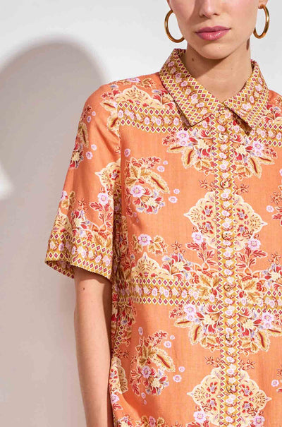 Zoe Kratzmann - glare top in marigold glow