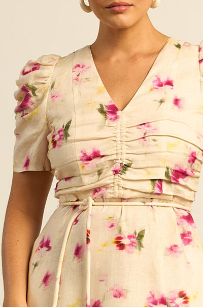zoe kratzmann - glimmer dress in watercolour bloom