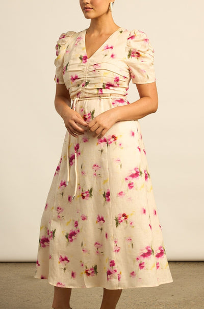zoe kratzmann - glimmer dress in watercolour bloom