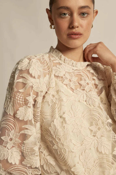 Zoe Kratzmann - glint top in ecru