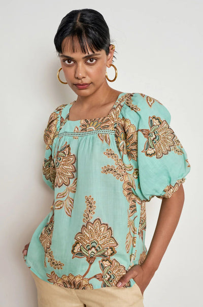 Zoe Kratzmann - grace top in mint kgari