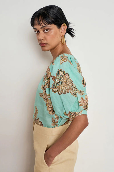 Zoe Kratzmann - grace top in mint kgari
