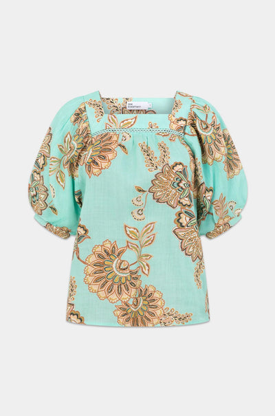 Zoe Kratzmann - grace top in mint kgari