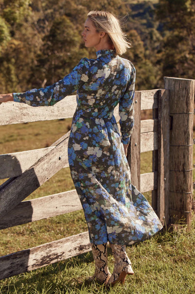 zoe kratzmann - graduate dress in forest blur