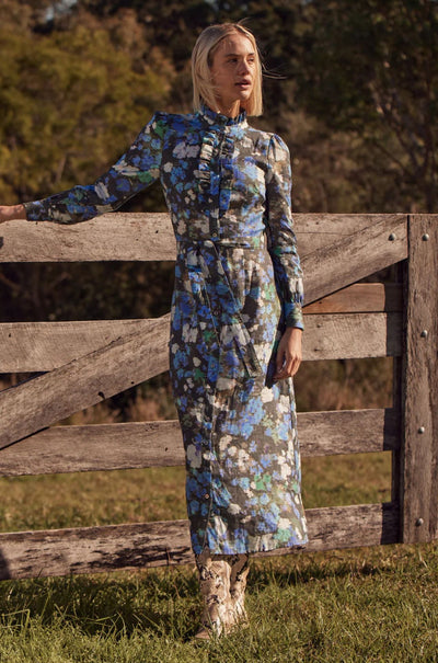 zoe kratzmann - graduate dress in forest blur