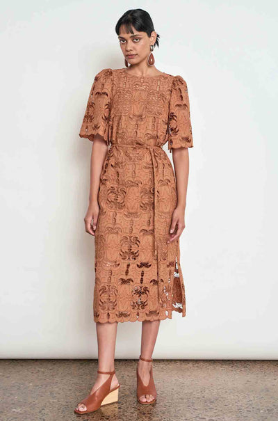 Zoe Kratzmann - guide dress in truffle