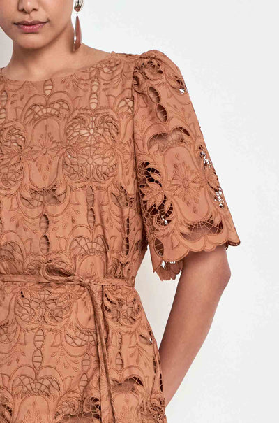Zoe Kratzmann - guide dress in truffle