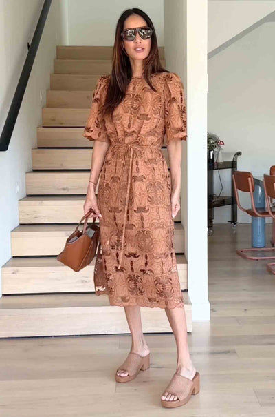 Zoe Kratzmann - guide dress in truffle
