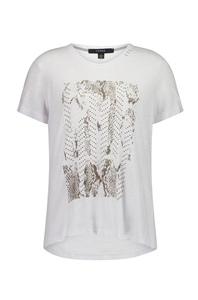 Verge - Hallie Top in White