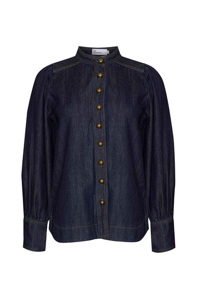 zoe kratzmann - hanker top in dark denim