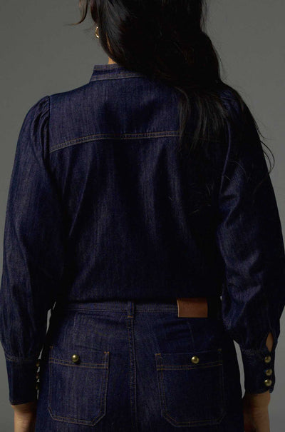 zoe kratzmann - hanker top in dark denim