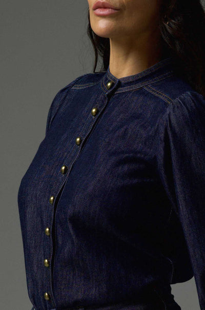 zoe kratzmann - hanker top in dark denim