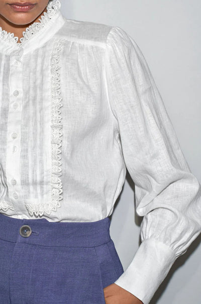 Zoe Kratzmann - haze top in porcelain
