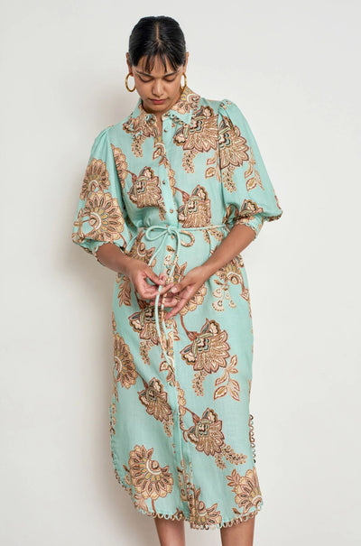 Zoe Kratzmann - heir dress in mint kgari
