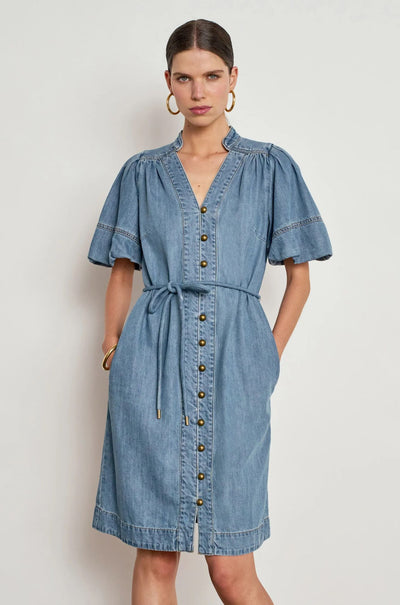 Zoe Kratzmann - honor dress in mid wash denim