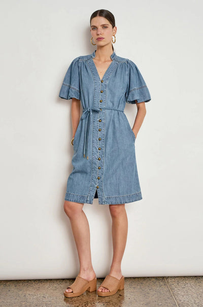 Zoe Kratzmann - honor dress in mid wash denim