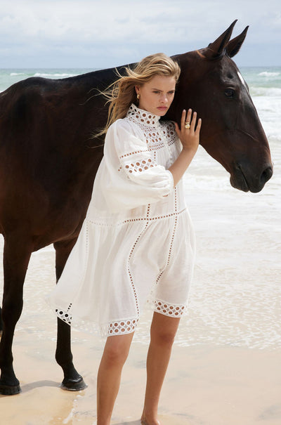 zoe kratzmann - intrigue dress in porcelain - Zambezee