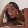 Zahar - Jemima Earrings in White